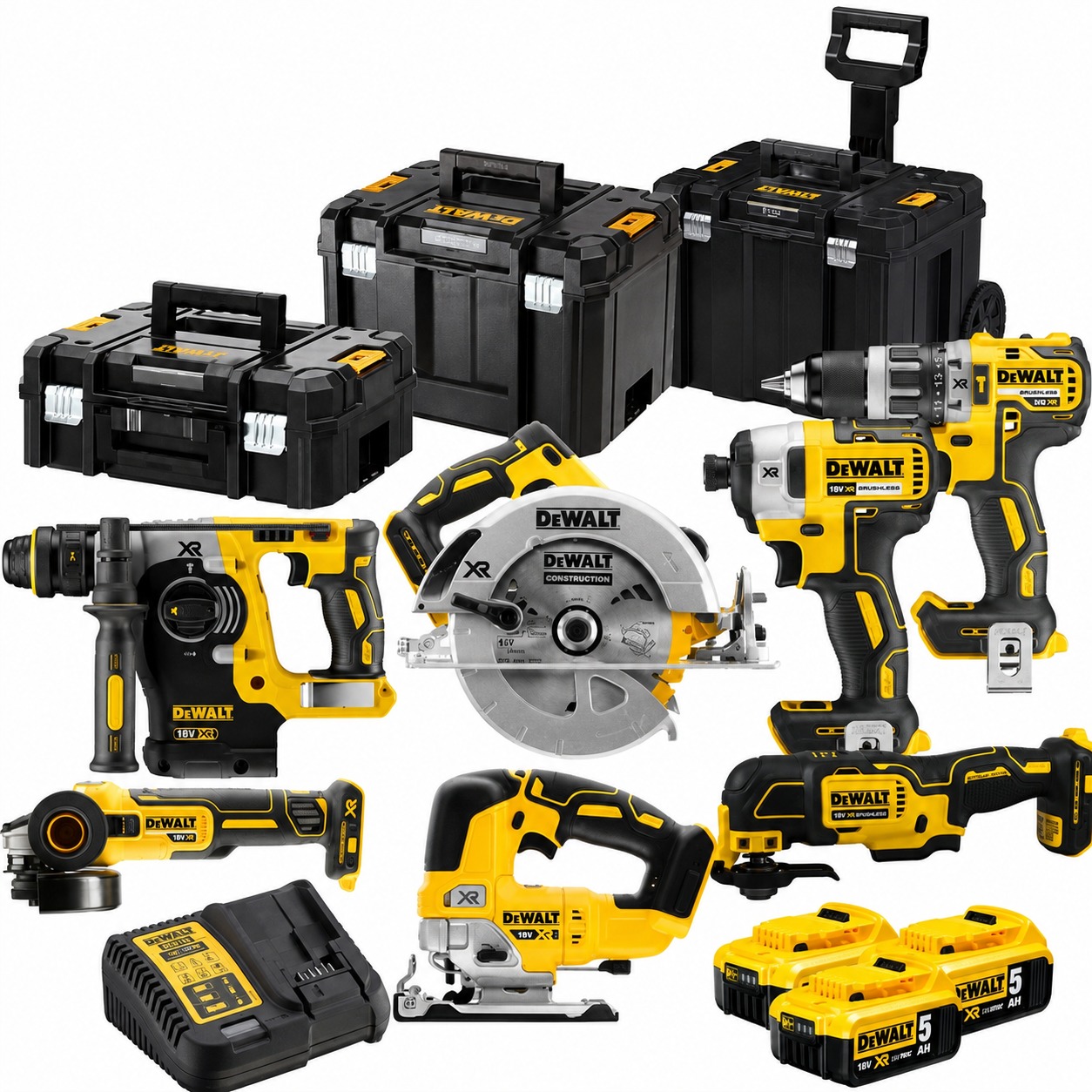 DeWalt 18V XR — Kit 5 Piezas — detalle 5